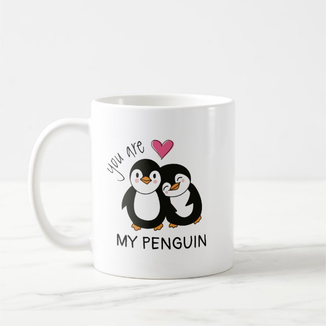 Caneca De Café Você É Meu Pinguim (Esquerda)