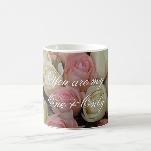 Caneca De Café Você é meu único e único, Mug de amor (Centro)