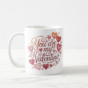 Caneca De Café Você é meu valentim