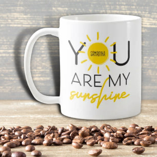Caneca De Café Você É Minha Citação Escura.