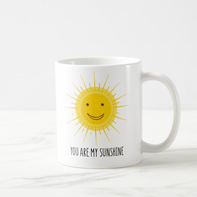 Caneca De Café Você é minha luz do sol (Direita)