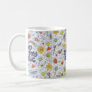 Caneca De Café Você é minha magia. Linguando citação sobre ma
