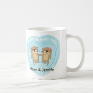 Caneca De Café Você É Minha Metade Lontra, Personalizado para Cas
