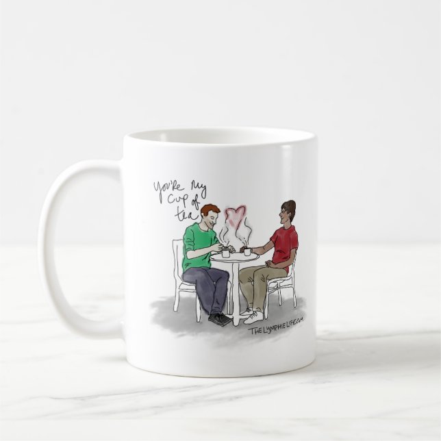 Caneca De Café "Você é minha taça de chá" Mug (Esquerda)