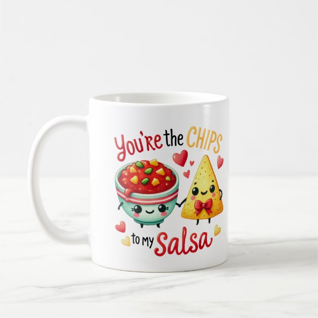 Caneca De Café Você é o Chips para o Meu Salsa - (Esquerda)
