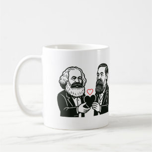 Caneca De Café Você é o Marx para a minha placa de Namorados Enge