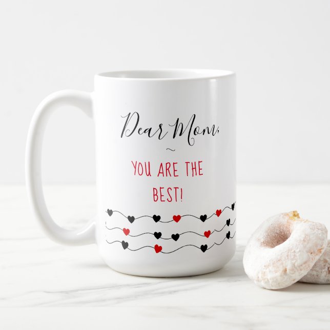 Caneca De Café Você é o melhor | Dia de as mães (Com Donut)