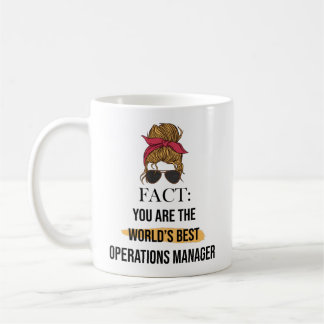 Caneca De Café Você é o melhor gerente de operações do mundo