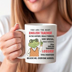 Caneca De Café Você é o Melhor Professor de Inglês. Outros Perded