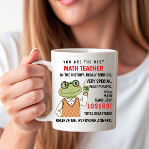 Caneca De Café Você é o Melhor Professor de Matemática. Outros Pe