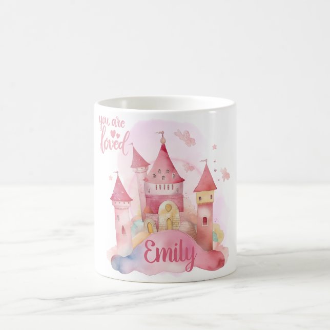 Caneca De Café Você é o Palácio Amado na Nuvem Rosa (Centro)