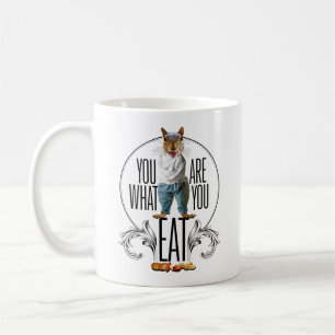 Caneca De Café Você É O Que Você Come - Loucos Engraçados De Esqu