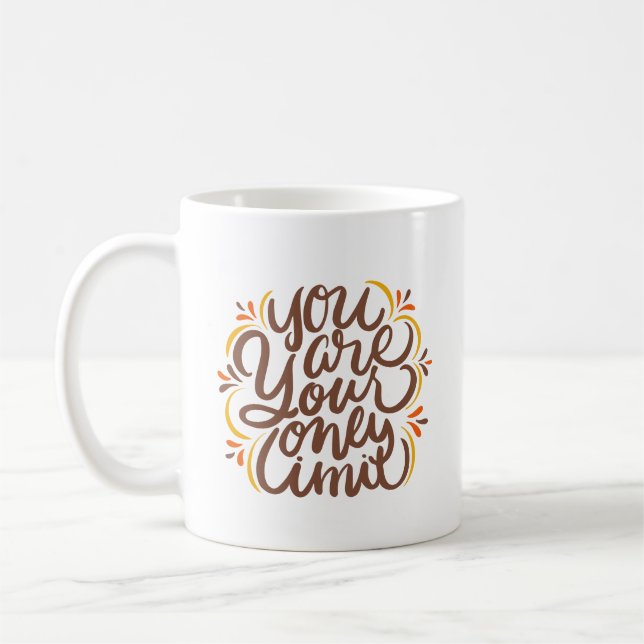Caneca De Café Você é o seu único limite (Esquerda)