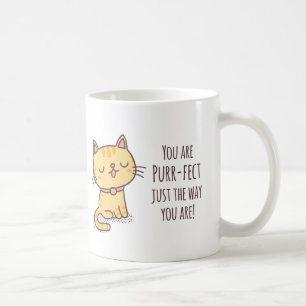 Caneca De Café Você É Perfeito Do Jeito Que É Gato