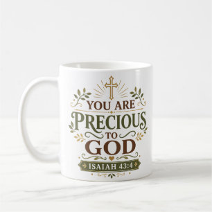 Caneca De Café Você É Precioso Para Deus Citação Espiritual Diári