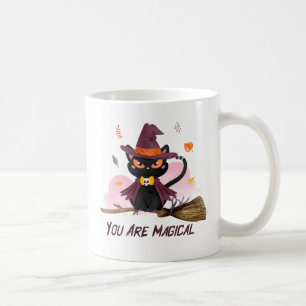 Caneca De Café Você É Um Gato De Bruxa Mágica