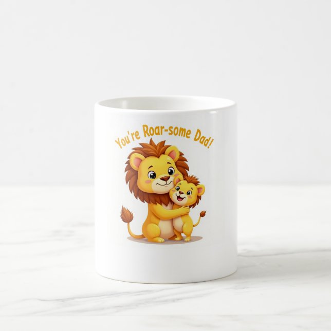 Caneca De Café Você é um Pai de Lion 🦁 (Centro)