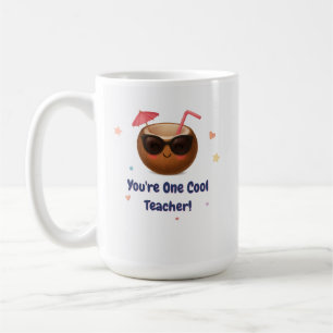 Caneca De Café Você é um professor Legal - Um presente de coco bo