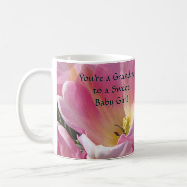 Caneca De Café Você é uma avó a um bebé doce! copo de café (Esquerda)