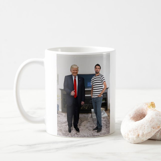 Caneca De Café Você encontrou o presidente Donald Trump que | (Com Donut)