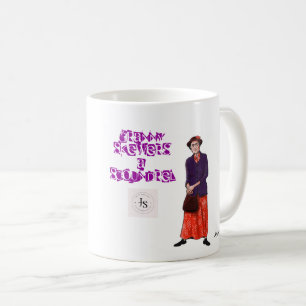 Caneca De Café Você entenderá o que quero dizer! Vovó, Fúcsia, Sé