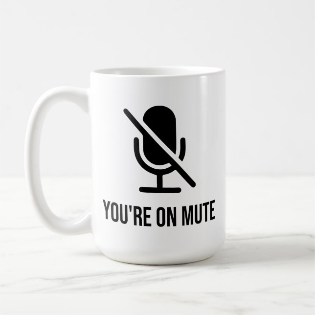 Caneca De Café Você está com mudo (Esquerda)