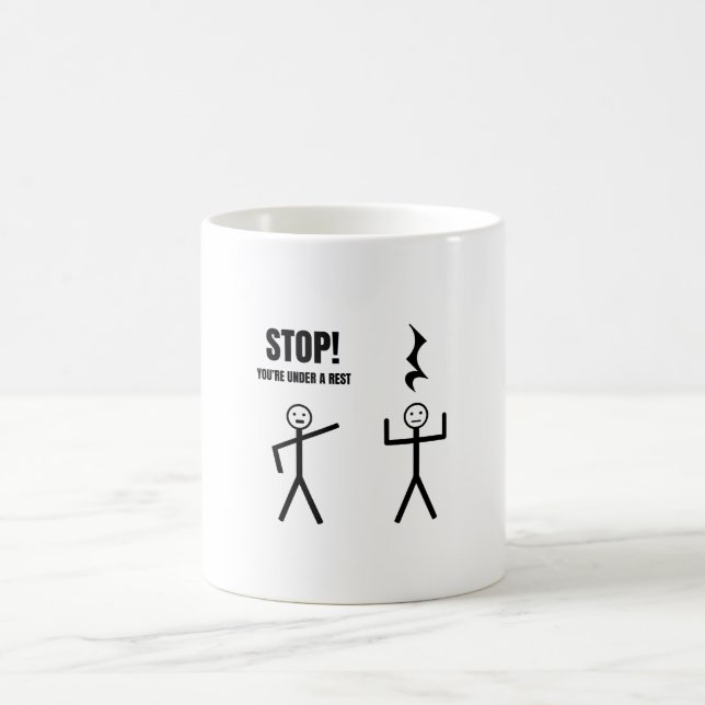 Caneca De Café Você está debaixo de um descanso (Centro)