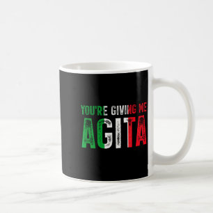 Caneca De Café Você Está Me Dando Agita, Expressão Italiana de Gí