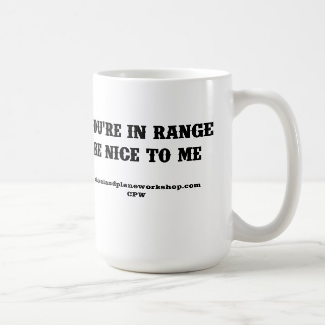 Caneca De Café Você está na escala (Direita)