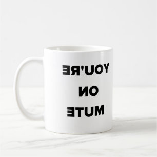 Caneca De Café Você está no mudo inverso