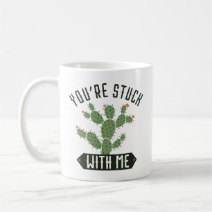 Caneca De Café Você está preso comigo