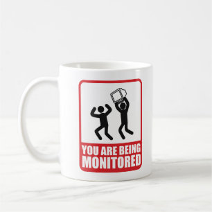 Caneca De Café Você está sendo monitorado