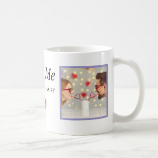 Caneca De Café Você + Eu = Epic Love Story | casal personalizado
