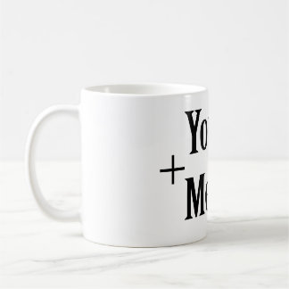 Caneca De Café Você + Eu = Love Mug