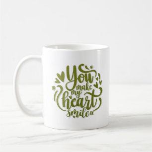 CANECA DE CAFÉ VOCÊ FAZ MEU CORAÇÃO SORRIR