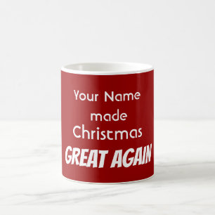 Caneca De Café Você fez EXCELENTE de Natal de novo!