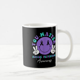 Caneca De Café Você Fita de Conscientização sobre Prevenção ao Su