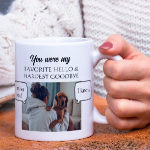 Caneca De Café Você foi meu favorito, Alô, e o mais difícil adeus