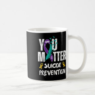 Caneca De Café Você Importa 988 Fita de Sensibilização para a Pre