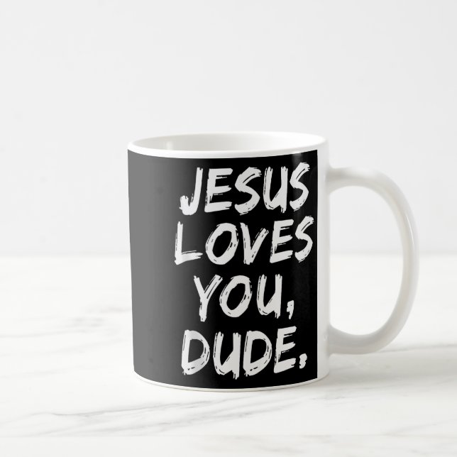 Caneca De Café Você, Jesus Te Ama Cristão Crente Fé Deus  (Direita)