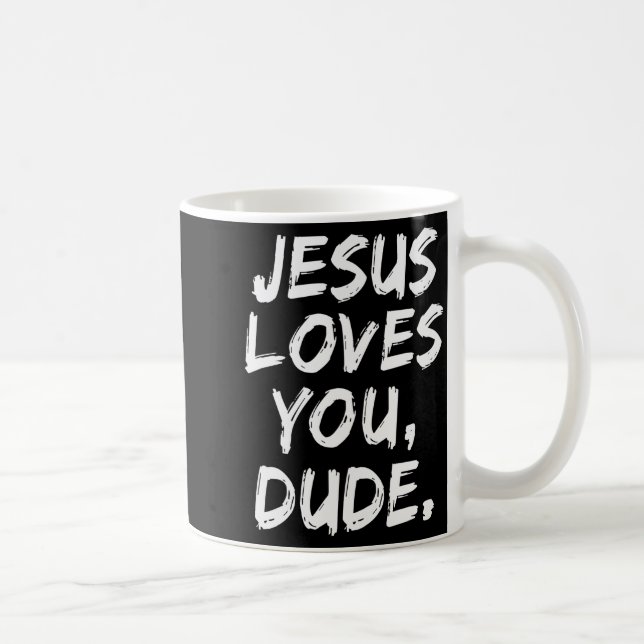 Caneca De Café Você, Jesus Te Ama Cristão Crente Fé Deus  (Direita)