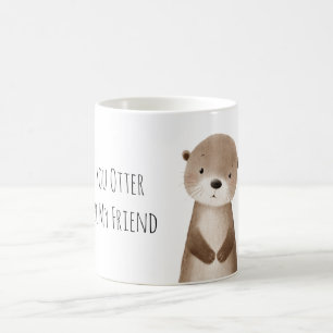 Caneca De Café Você Lontra Ser Meu Amigo Animal