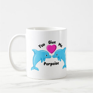 Caneca De Café Você Me Dá Porpoise Mug