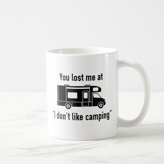 Caneca De Café Você Me Perdeu No Acampamento (Direita)