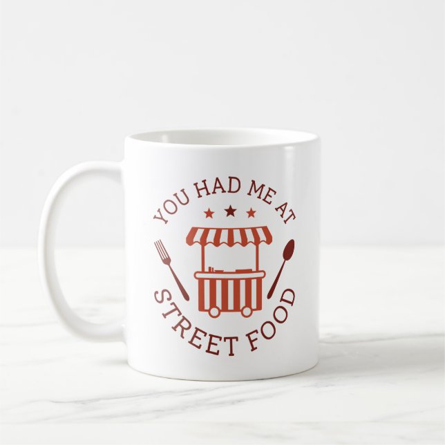 Caneca De Café Você Me Teve Na Comida Da Rua (Esquerda)