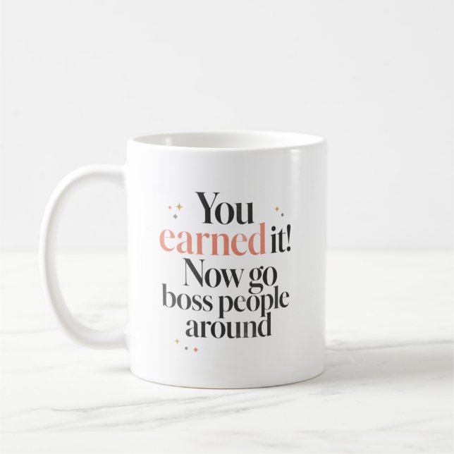 Caneca De Café Você Mereceu Isso Vá Dirigir as Pessoas (Esquerda)
