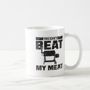 Caneca De Café Você não pode bater na minha carne - Churrasco