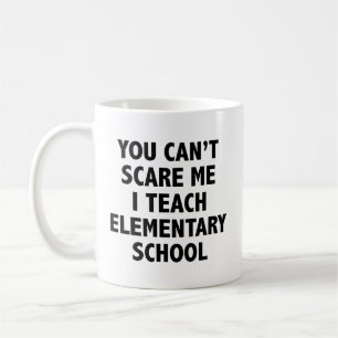 Caneca De Café Você não pode me assustar Ensinar Café da escola p