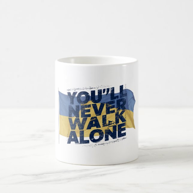 Caneca De Café Você nunca andará sozinho (Centro)