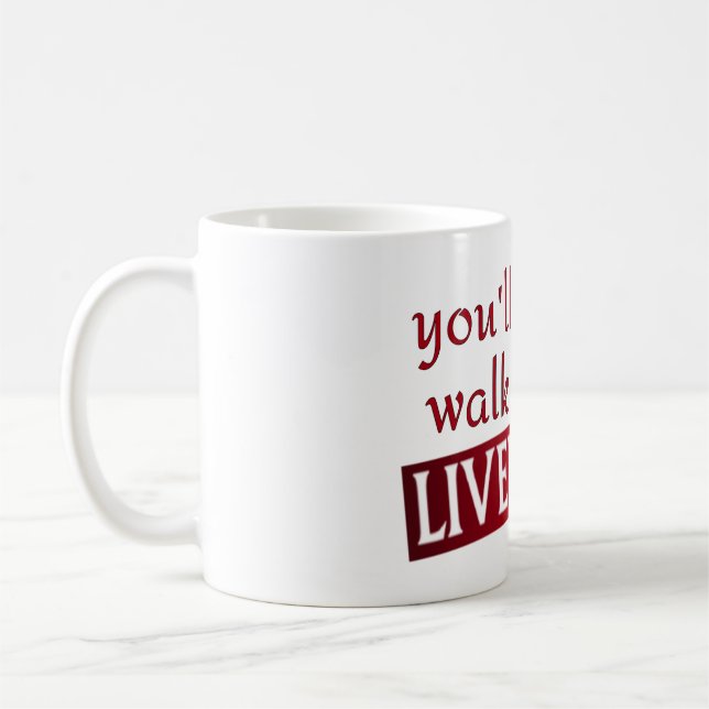 Caneca De Café Você nunca andará sozinho Liverpool (Esquerda)